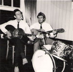  c1964 - in Basingstoke with song-writer Ray Farrow   