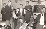 c1955 - Uncle Cliff's skiffle groupin a pub in Basingstoke    
