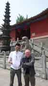 April 25th 2009 Hofei in China with classical pianist friend Maksim