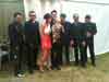 Jan 2012 Melbourne INXS with Ciarans wife Donna and their son James