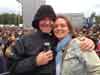 June 2012 London with daughter Kirstie at Groove Armada gig