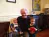 Sept 2013 with grandsons Alfie and Leo